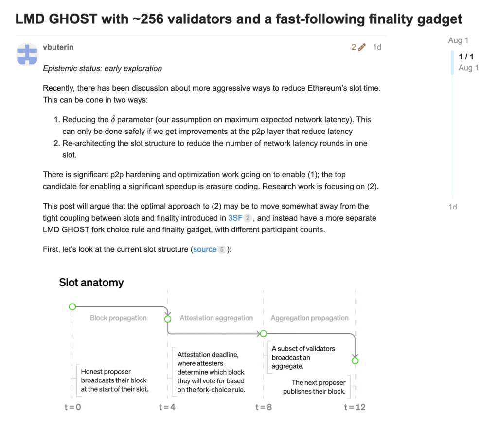 پست جدید ویتالیک بوترین اتریوم