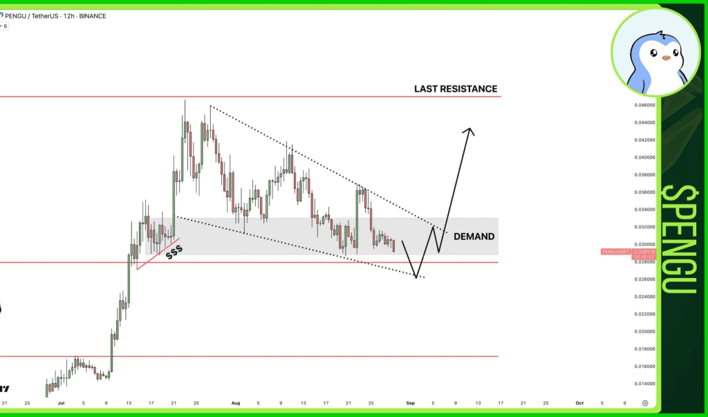 نمودار قیمت پاجی پنگوئن